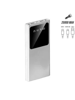 Powerbank in Weiß - 20.000 mAh