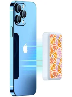 Powerbank in Weiß/ Bunt - 10000 mAh