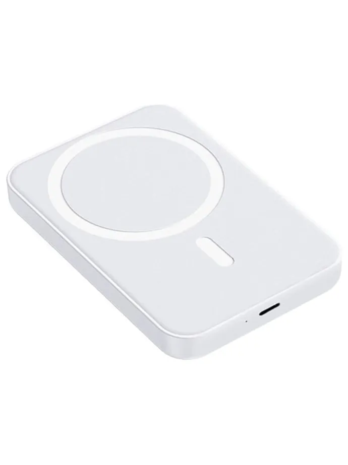 Powerbank in Weiß/ Orange - 10.000 mAh