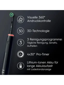 Pro 3 3500 schwarz Zahnbürste in Schwarz