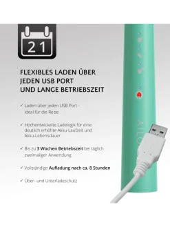 PRO SMILE Schallzahnbürste USB in Mint