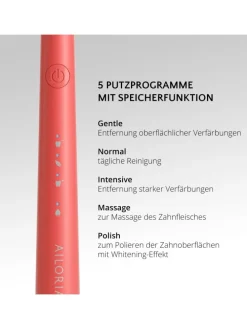 PRO SMILE Schallzahnbürste USB in Coral