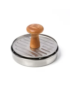 Profi Burgerpresse Edelstahl in silber