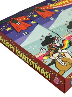 Pummeleinhorn Socken Adventskalender mit 12 Paar kurz und lang in Mehrfarbig