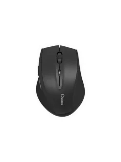 Qware Bolton Funkmaus – Kabellose Office-Maus für Laptop & PC Schwarz in Schwarz