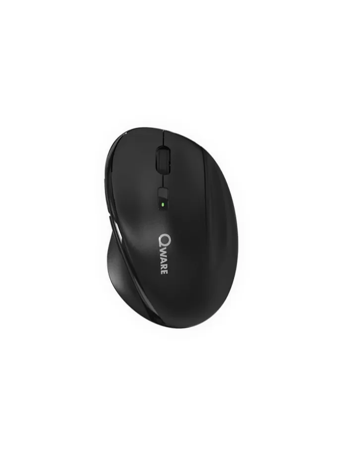 Qware Kabellose Maus Lincoln – Wireless Office-Maus mit 6 Tasten in Schwarz