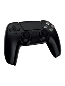 Qware Wireless Controller kompatibel mit PlayStation 4 in Schwarz