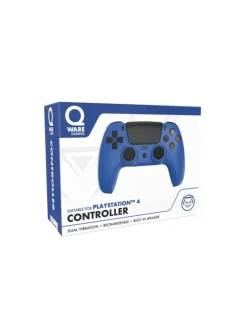Qware Wireless Controller kompatibel mit PlayStation 4 in Blau