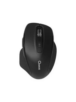 Qware Wireless Maus Glasgow – Kabellose Office-Funkmaus mit in Schwarz