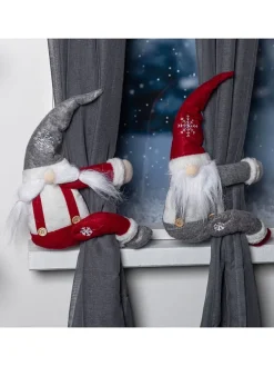 Raffhalter ''Gnome'' in Rot/ Grau - (L)47 cm (Überraschungsprodukt)