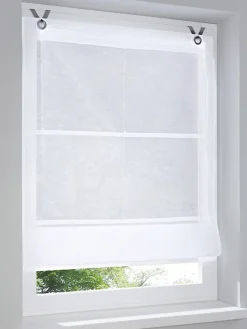 Raffrollo in Weiß