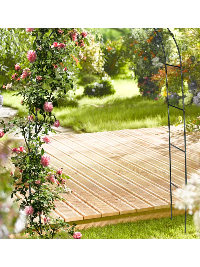 Rankhilfe in Grün - (B)140 x (H)240 x (T)38 cm