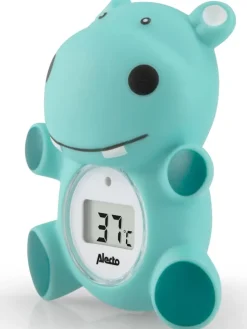 Raum- und Badewannenthermometer "BC-11 Nilpferd" in Mint
