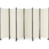 Raumteiler 6 tlg. 172cm in Beige