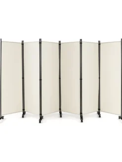 Raumteiler 6 tlg. 172cm in Beige