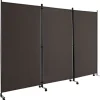 Raumteiler 3 tlg. 180cm in Braun