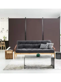 Raumteiler 3 tlg. in Braun