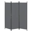 Raumteiler Huesca - 3-teilig in Grau (H)171cm (B)150cm