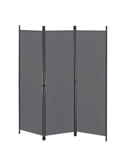 Raumteiler Huesca - 3-teilig in Grau (H)171cm (B)150cm