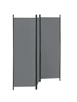 Raumteiler Huesca - 3-teilig in Grau (H)171cm (B)150cm