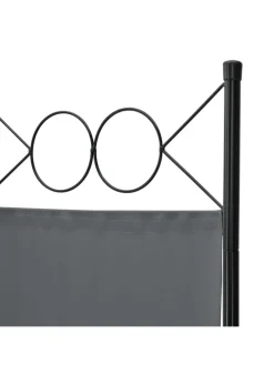 Raumteiler Saragossa 3-teilig in Grau (H)171cm (B)120cm