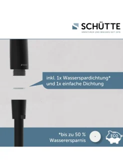 RAVEN Handbrause-Set, Schwarz matt