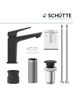 RAVEN Waschtischarmatur, Schwarz matt