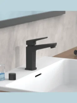 RAVEN Waschtischarmatur, Schwarz matt