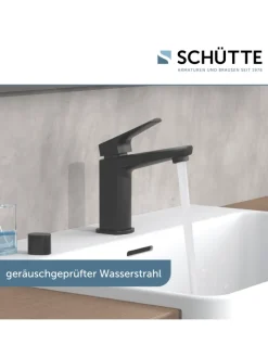 RAVEN Waschtischarmatur, Schwarz matt