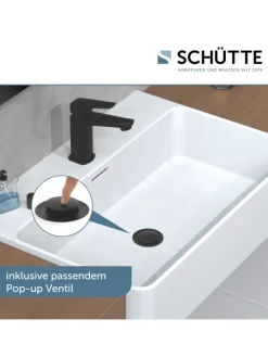 RAVEN Waschtischarmatur, Schwarz matt