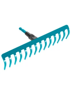 Rechen "Combisystem" in Hellblau/ Grau - (B)36 cm