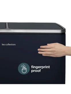 Recycling-Mülleimer in Dunkelblau - 60 l