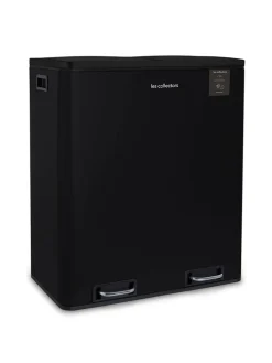 Recycling-Mülleimer in Schwarz - 60 l