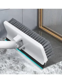 Reinigungsbürste in Weiß/ Grau - (H)135 cm