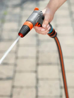 Reinigungsspritze in Grau/ Orange - (B)22 x (H)45 x (T)19,5 cm