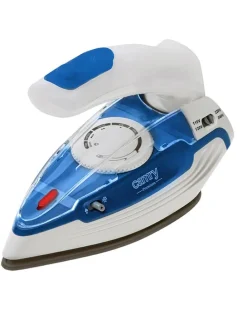 Reise-Bügeleisen in Weiß/ Blau