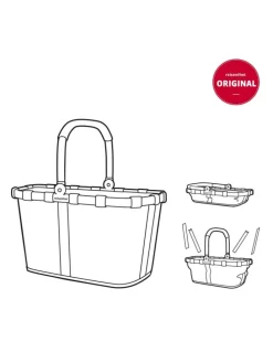 reisenthel Einkaufskorb carrybag frame gold/black