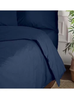 Renforcè-Bettbezug in Dunkelblau