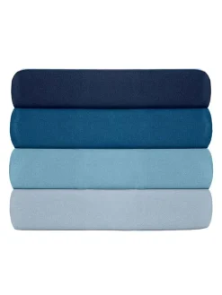 Renforcè-Bettbezug in Dunkelblau