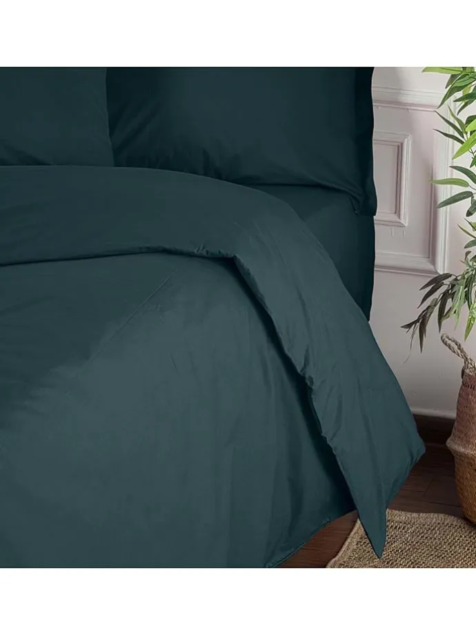 Renforcè-Bettbezug in Petrol