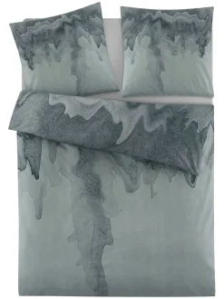 Renforcé-Bettwäsche-Set in Grün