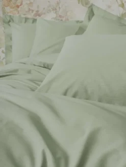 Renforcé-Bettwäsche-Set "Plain" in Türkis