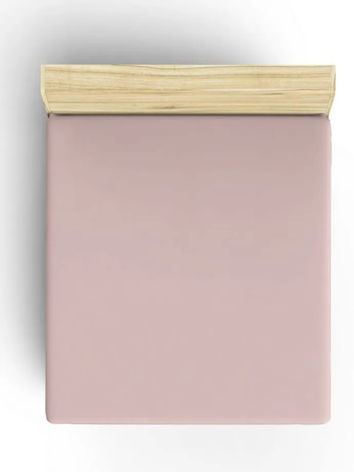 Renforcé-Spannbettlaken in Rosa