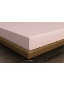 Renforcé-Spannbettlaken in Rosa