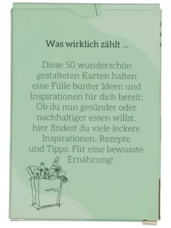 Rezeptesammlung "50 Ideenkärtchen für eine bewusste Ernährung"