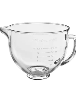 Rührschüssel "5KSM5GB" in Transparent/ Schwarz - 4,7 l