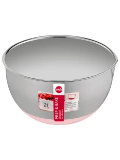 Rührschüssel "Prep & Bake" in Silber - 2 l