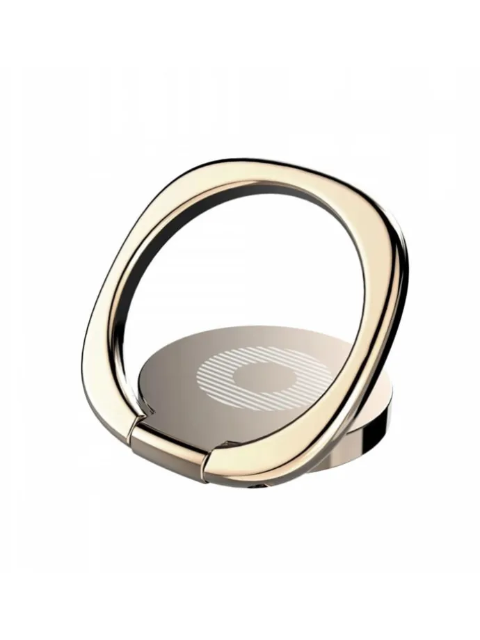 Ringhalter/Ring mit Standfunktion mit 180°-Drehfunktion in Gold