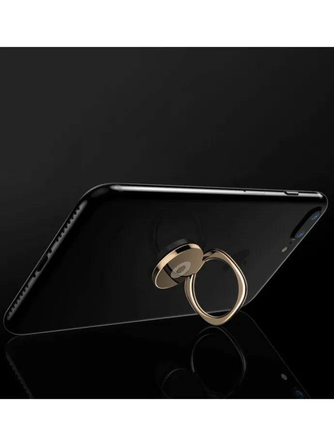 Ringhalter/Ring mit Standfunktion mit 180°-Drehfunktion in Gold