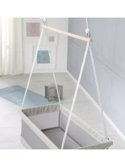 roba Hängebettchen safe asleep Mesh-Stoff 90 x 45 cm - Grau